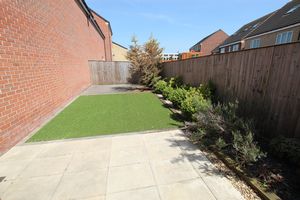 Rear enclosed garden - click for photo gallery